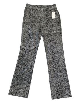 Women's Black & White Herringbone Stretch Jeans NWT